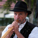 Alphornbläser Schwarze Berge